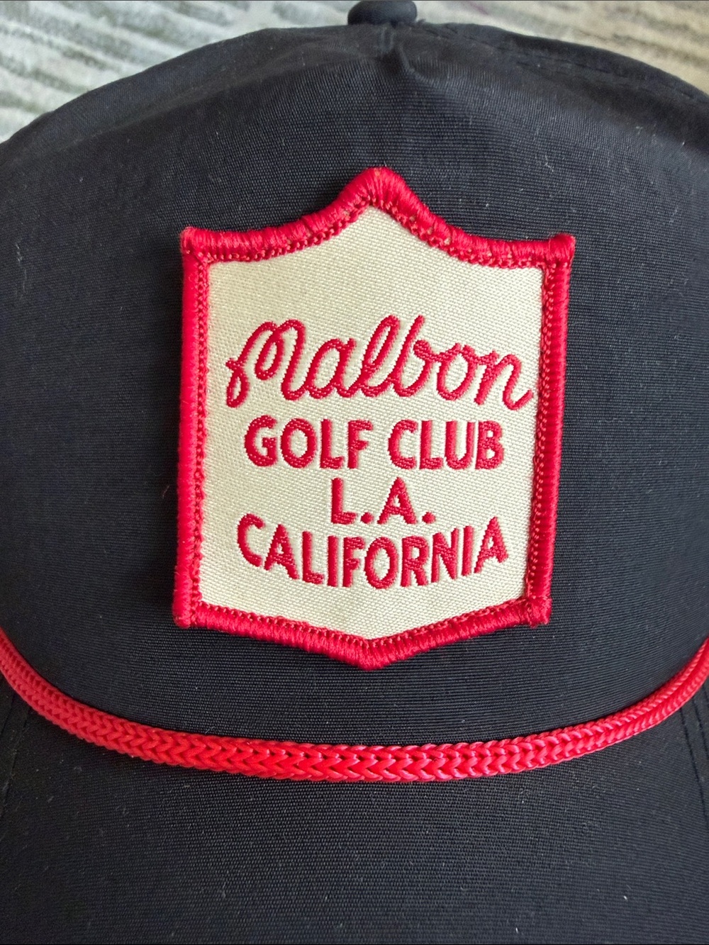 Malbon Golf Club LA California Black & Red Hat - Picture 2 of 4